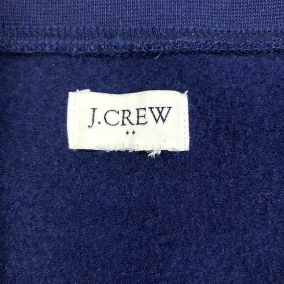 J.CREW Factory Half-Zip Sweatshirt Women XL Navy Blue Athletic Outdoor Everyday - Picture 8 of 12
